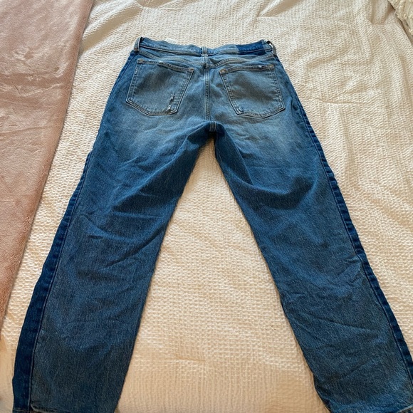 Tricolor High Rise Mom Jeans - Picture 3 of 3